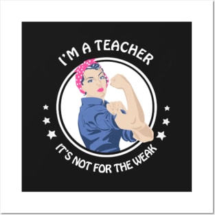 I'm A Teacher Posters and Art